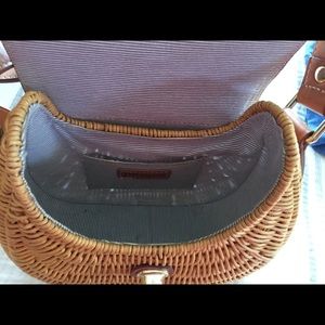J. McLaughlin rattan bag